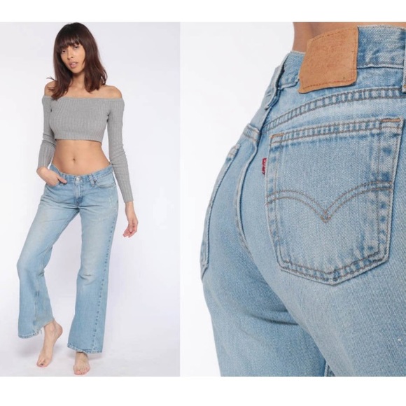 levi's vintage flare jeans